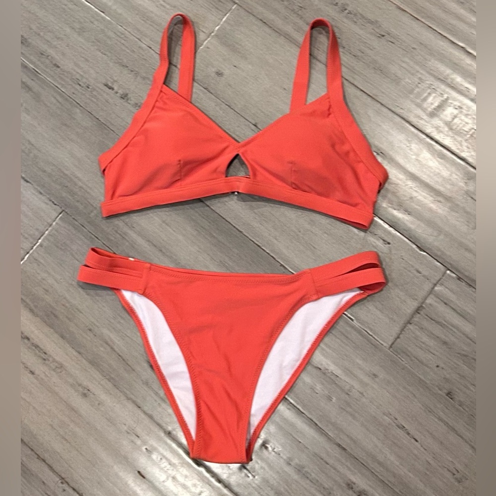 Sunset Orange Bikini Set